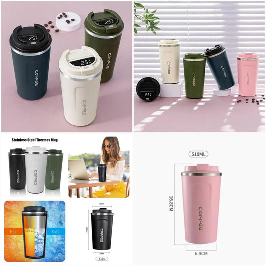 Insulated Travel Tumbler Mug - 1 Pc for On-the-Go Hydration