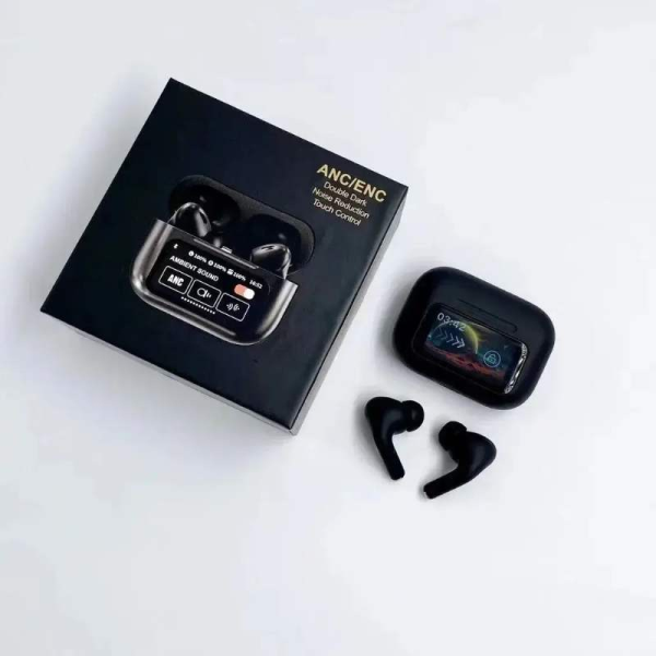 A9 AirPods Pro 2 – Active Noise Cancellation (ANC) & Environmental Noise Cancellation (ENC) | Touch Control | Wireless Earbuds with Charging Case