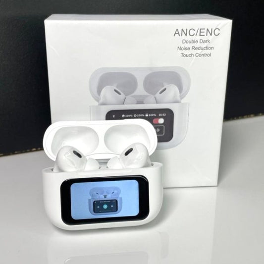 A9 AirPods Pro 2 – Active Noise Cancellation (ANC) & Environmental Noise Cancellation (ENC) | Touch Control | Wireless Earbuds with Charging Case