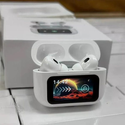 A9 AirPods Pro 2 – Active Noise Cancellation (ANC) & Environmental Noise Cancellation (ENC) | Touch Control | Wireless Earbuds with Charging Case