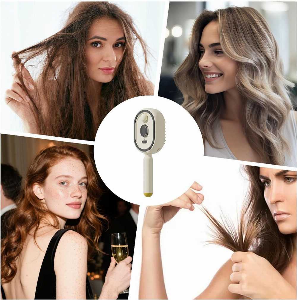 Steam Hair Straightening Brush