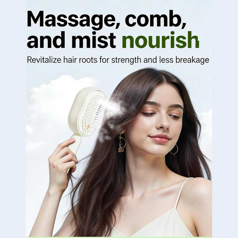 Steam Hair Straightening Brush